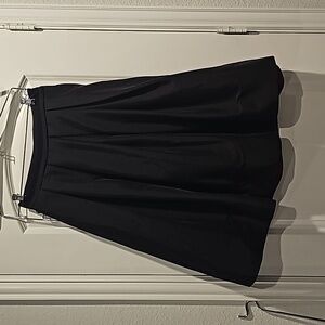 WHBM black skirt with red under